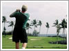 Golfing in Cancun